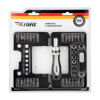Набор отверток 38 предметов в кейсе Kranz KR-12-4792