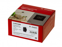 Терморегулятор с комбинацией датчиков Ридан Clever с Wi-Fi черный 16А ДЕВИ (DEVI) 21RT0109R