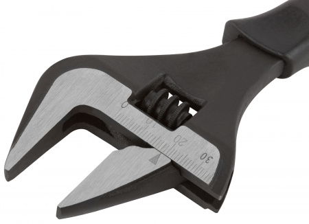 70172 Ключ разводной ''Контур'', узкие губки, шкала, экстра увеличенный захват, ПВХ накладка на ручку 200 мм (39 мм) FIT 