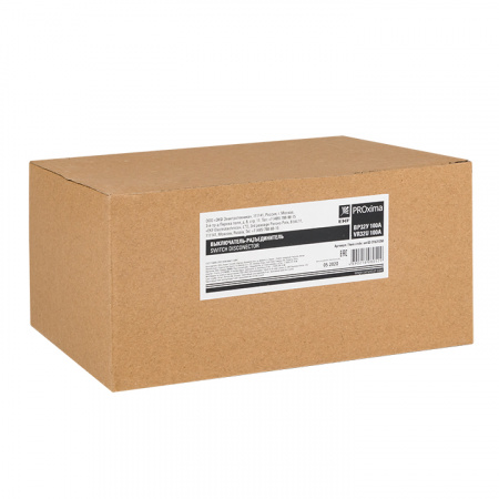 Выключатель-разъединитель ВР32У-31B31250 100А 1 направление с дугогасительными камерами съемная левая/правая рукоятка MAXima EKF uvr32-31b31250