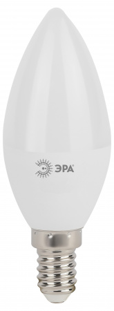 Б0047935 Лампа светодиодная LED B35-9W-827-E14 (диод, свеча, 9Вт, тепл, E14) (10/100/4000) ЭРА 