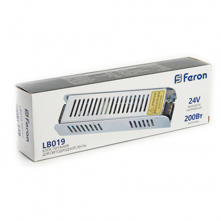 LB019 Драйвер светодиодный LED 200w 24v FERON  48047