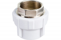 Муфта полипропиленовая PPR комбинированная ВР под ключ 32х1' Политэк 9111003201кл