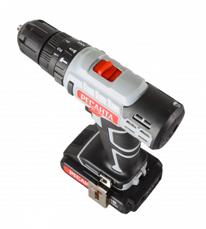 Дрель-шуруповерт аккумуляторная ДА-18-2ЛК-У Ресанта 75/14/6