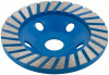 39520М Диск алмазный шлифовальный, посадочный диаметр 22.2 мм, ''Турбо'' широкие сегменты 125 мм MOS 