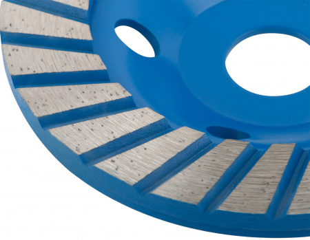 39520М Диск алмазный шлифовальный, посадочный диаметр 22.2 мм, ''Турбо'' широкие сегменты 125 мм MOS 