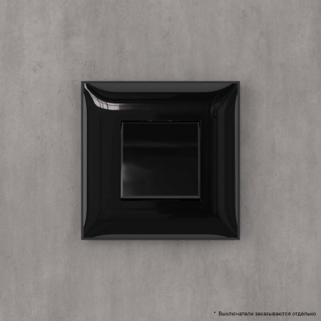 4402902 Avanti Рамка ARTLEBEDEV ''Черный квадрат'' 2 модульная DKC 
