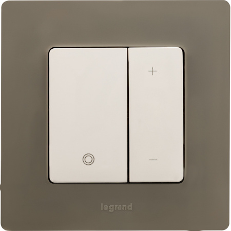 ETIKA Диммер нажимной 400Вт белый Legrand 672218