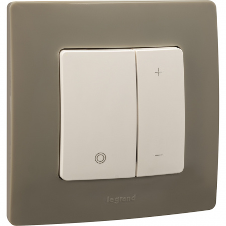 ETIKA Диммер нажимной 400Вт белый Legrand 672218