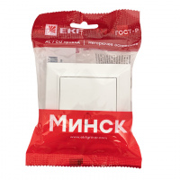 Кнопка звонка СП Минск 10А белый EKF ERV10-026-10