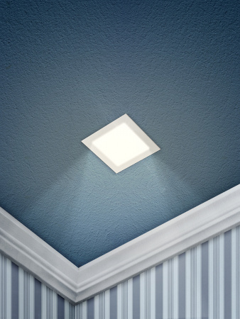 Светильник светодиодный ДВО-3W 4000К 150Лм a=85мм IP20 квадратный ЭРА Б0031158