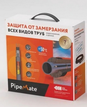 Секция нагревательная кабельная PipeMate 25Вт/м 08м ССТ 2265961
