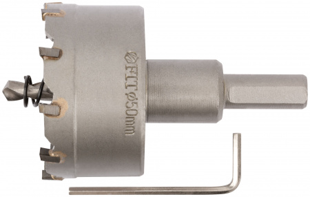 36850 Коронка кольцевая с карбидными вставками Профи (для отверстий в нержавеющей стали) 50 мм FIT 