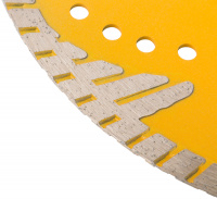 Диск отрезной алмазный, сегментный с защитными секторами Profi Plus, 230 x 3.0 x 8.3 x 22.2 мм CUTOP 67-416