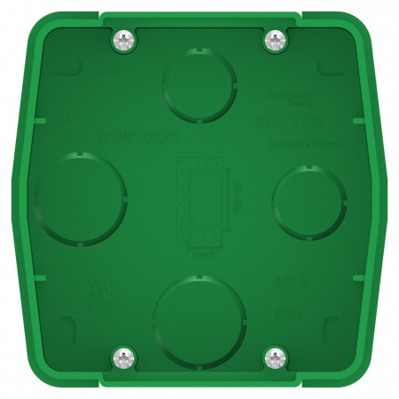 BLNMK000001 BLANCA скрытой установки коробка монтажная д/силовых розеток, зеленый Systeme Electric 