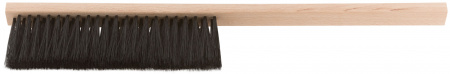 68033 Щетка-сметка, искусств. щетина, деревянная ручка, 3-х рядная, 450 мм КУРС РОС 