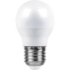 Лампа светодиодная LED 9вт Е27 дневной матовый шар FERON LB-550 25806