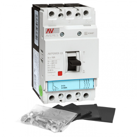 Выключатель автоматический AV POWER-1/3 16А 35кА TR EKF mccb-13-16-TR-av