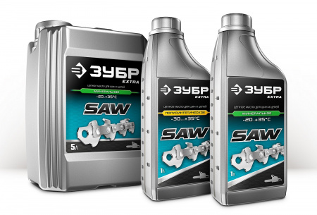 70621-1 Цепное полусинтетическое масло для бензо и электропил EXTRA, 1 л ЗУБР 