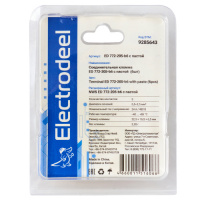 Клемма соединительная  5-контактная ED 772-205-b6  (6шт) с контактной пастой Elеctrodeel. Диапазон   сечений 0.5-2.5 мм2. Номинальный ток/напряжение:  24А/450В. Упаковка: блистер. Electrodeel ED 772-205-b6 с пастой