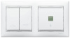 VALENA Рамка 2 поста горизонтальная белая Legrand 774452