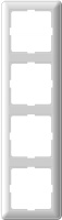 W59 Рамка 4 поста белая Systeme Electric KD-4-18