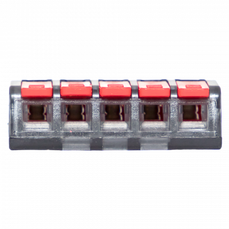 Клемма СМК 221-415 5 отверстий 0.2-4.0 мм2 (50 шт.) PROxima EKF plc-smk-221-415