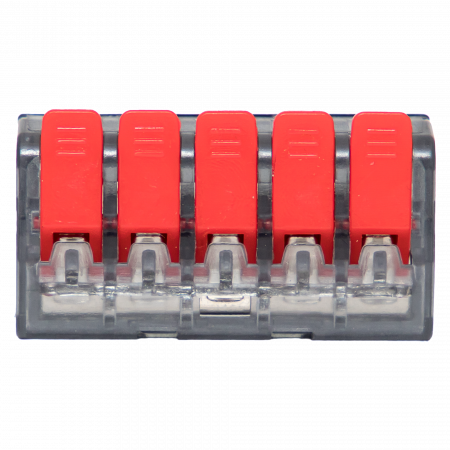 Клемма СМК 221-415 5 отверстий 0.2-4.0 мм2 (50 шт.) PROxima EKF plc-smk-221-415