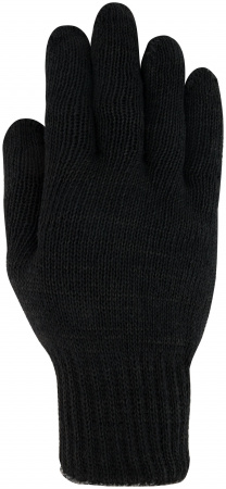 Перчатки вязаные утепленные, полушерстяные, двойной вязки (3 нити) РОС 12500