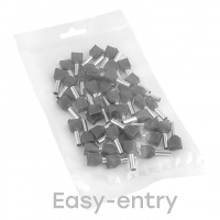 Наконечник штыревой втулочный изолированный НШвИ(2) 4-12 (50шт) EKF nhvi2-4.0-12