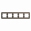 GLOSSA Рамка 5 постов горизонтальная шоколад Systeme Electric GSL000805