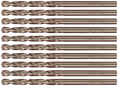 Сверло по металлу Cutop Profi с кобальтом 5%, 3.3 x 65 мм (10 шт) CUTOP 48-33-10