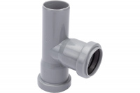 Тройник канализационный 87.5 град. 40 х 40 Политэк 204087