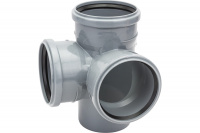 Крестовина двухплоскостная 87.5 град. 110 х 110 х 110 Политэк 1201102