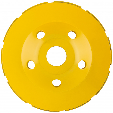 Диск алмазный шлифовальный, посадочный диаметр 22.2 мм, сегментный, двойной ряд 125 мм FIT 39517