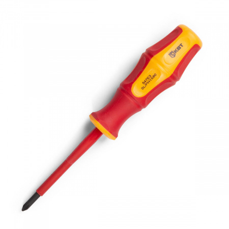 78608 Отвертка диэлектрическая шлицевая 3х100 серия ПРОФИ КВТ 