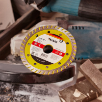 Диск алмазный отрезной Turbo 125х22.2х2.2х10 мм Kranz KR-90-0121