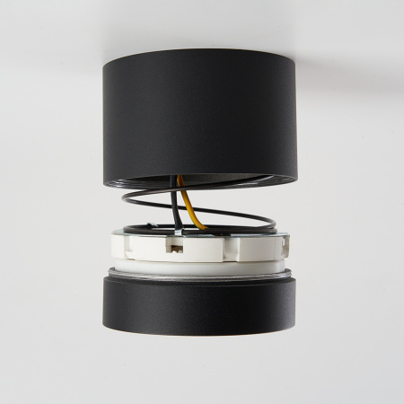 Светильник ДПО-12w GX53 без лампы черный FERON HL353 41283