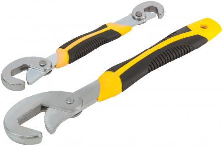 63783 Ключи универсальные, прорезиненные ручки, 2 шт (9-22 мм, 23-32 мм) FIT 