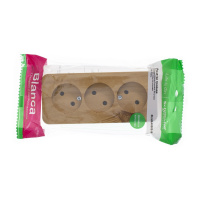 BLANCA Розетка наружная 3-я без заземления без шторок с изолирующей пластиной, 16А, 250В, ясень Systeme Electric BLNRA000315