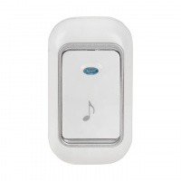 Звонок беспр. на батарейках Classic (2х1.5В АА, бел.-сер. 51 мелод. с индик. 4 ур.) EKF DBB-D-003