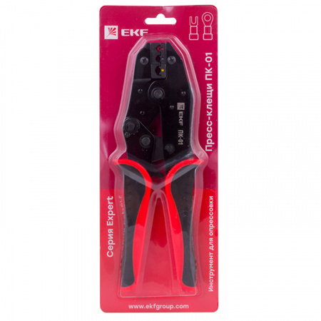 pk-01-exp Пресс-клещи ПК-01 ( 0.5-6.0 мм2 НКИ НВИ) Expert EKF 