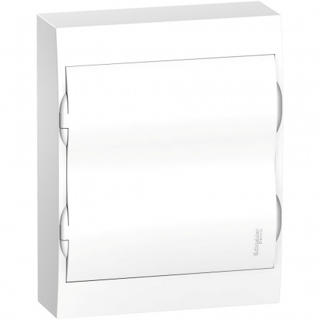 EZ9E212P2SRU Щит распределительный навесной белый City9 (ЩРн-П-24) дверь белая на 24 модуля IP40 Systeme Electric 