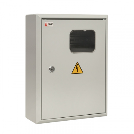 mb23-1/12e Щит учетно-распределительный навесной ЩУРн 1/12 с окном IP31 360х280х110 под электросчетчик EKF 