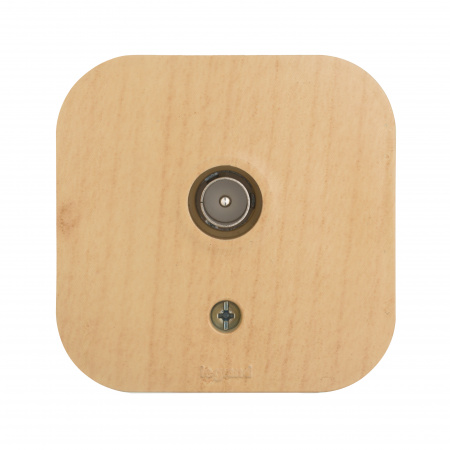 Quteo Розетка телевизионная TV Звезда наружная дерево Legrand 782269