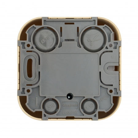 Quteo Розетка телевизионная TV Звезда наружная дерево Legrand 782269