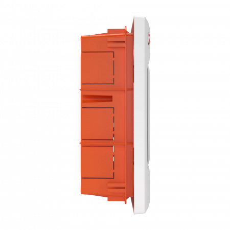 RB12B4TWD Щиток встраиваемый с дверцей 12 мод.,IP41, белый, с клеммным блоком 63А DKC 