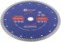 Диск отрезной алмазный сверхтонкий, супер-турбо, мелкий зуб , 230 x 3.0 x 10 x 22.2 мм CUTOP 65-23030