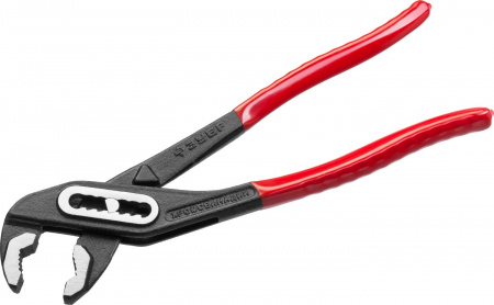 2242-24_z01 Клещи переставные ''Мастер'', Сr-V, высокомощный коробчатый шарнир, 250мм ЗУБР 