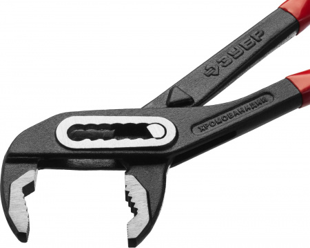 2242-24_z01 Клещи переставные ''Мастер'', Сr-V, высокомощный коробчатый шарнир, 250мм ЗУБР 